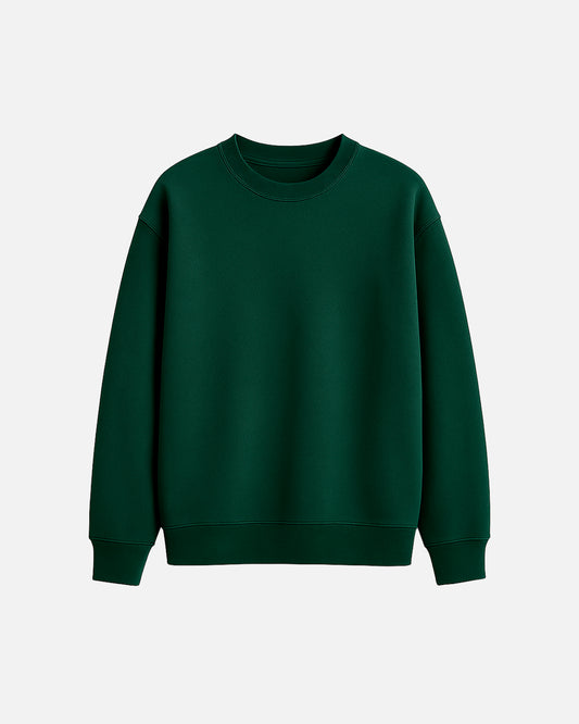 Crewneck Oversize Verde Botella