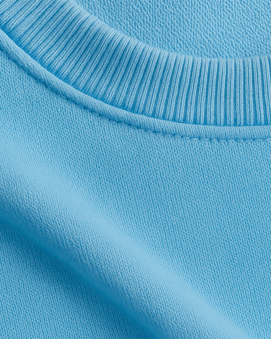 Hoodie Básico Azul Celeste