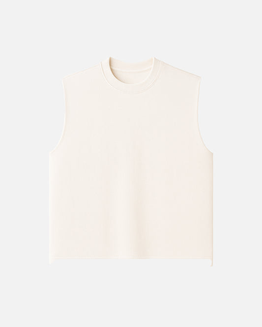 Tank Oversize Blanco Marfil