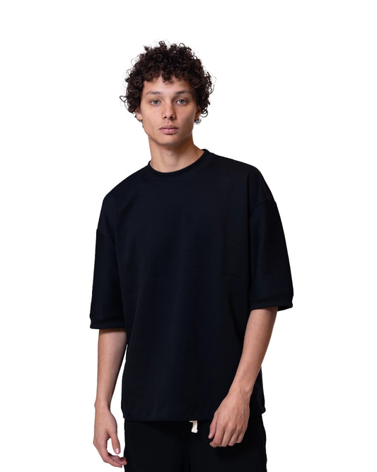 Camiseta Drop Terry Peruano Negro