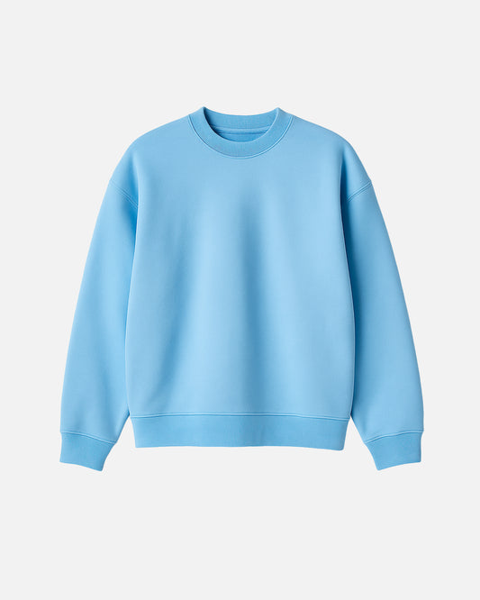 Crewneck Oversize Azul Celeste