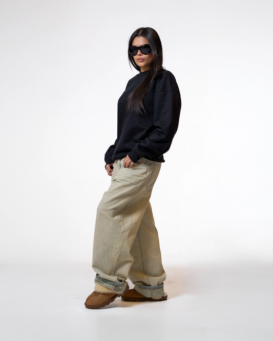 Crewneck Oversize Negro