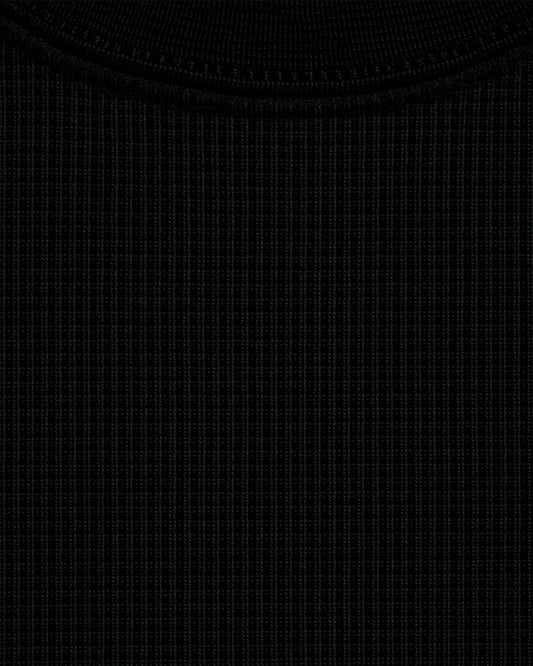 Camiseta Algodón Esmerilado Negro