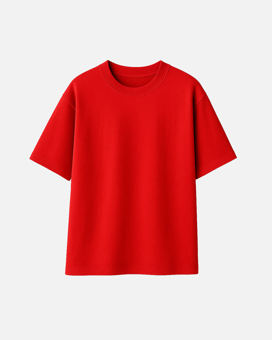 Camiseta Drop Terry Peruano Rojo