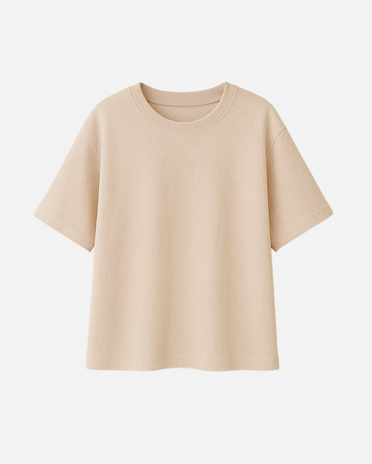 Camiseta Oversize Básica Habano